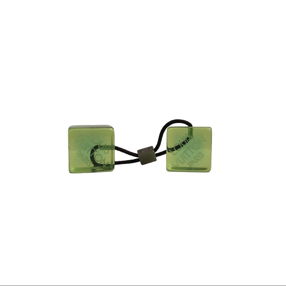 Louis Vuitton Logo Cube Hair Ties